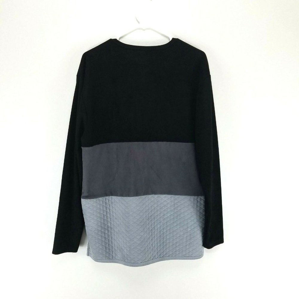 Decibel Long Sleeve Shirt Large Faux Suede Large - Picture 3 of 4
